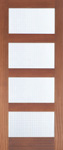 Internal Doors Jatoba 4P Glazed