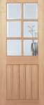 Internal Doors Glasgow Mexicano 6L Glazed