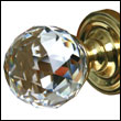 2000/60 gold rose Swarovski Crystal Mortice Door Knob