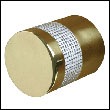 2012 Gold Cylindrical Swarovski Crystal Door Knob
