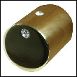 2012 Gold Cylindrical Swarovski Crystal Door Knob