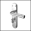 JV660 Porto Lockset lever on backplate